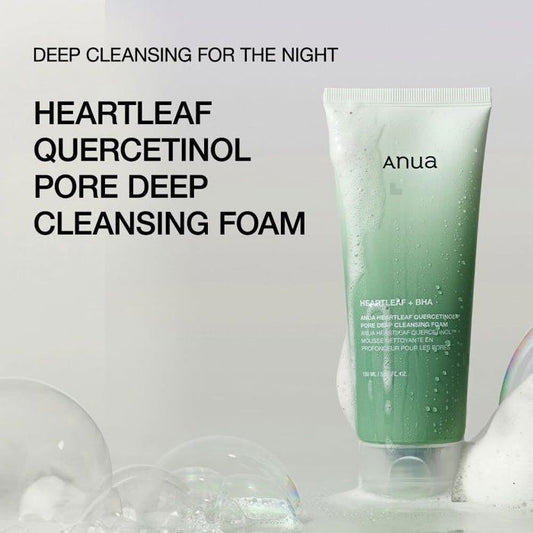Heartleaf Quercetinol Pore Deep Cleansing Foam - mousse nettoyante